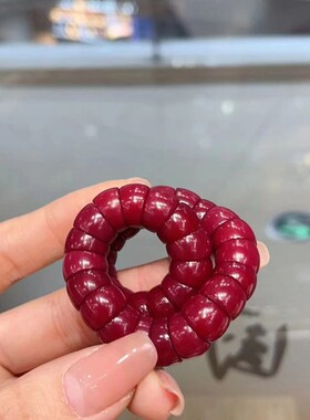 极速朱砂供大肠j手捻手链文玩时尚饰品佛珠手串T1159