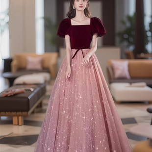 极速敬酒服新娘秋j冬结婚平时可穿回门订婚气质法式高端轻奢晚礼