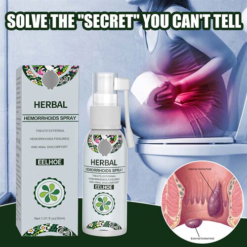 极速Sdotter Herbal Hemorrhoids Spray EffectivQe Alleviate Pa