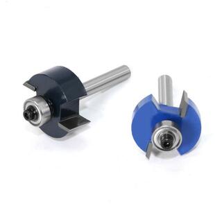 新品Rabbet Router Bit with 6 Bearings Set - 1/4 ShaWnk 6mm s