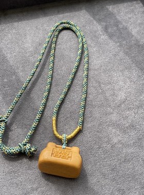 极速老山b檀双喜大锁毛衣链项链 搭配重工手工绳锁骨链 TY1037