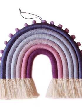 极速6 aLayers Nordic Woven Rainbow Tapestry Home Decor Wall