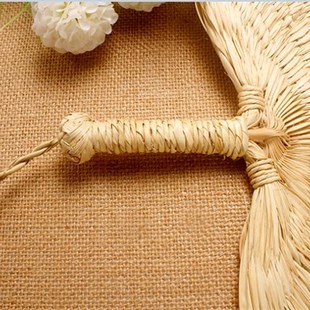 极速靖边天然棕叶桃形扇老人蒲扇工艺扇子L折扇日式扇手工艺品个