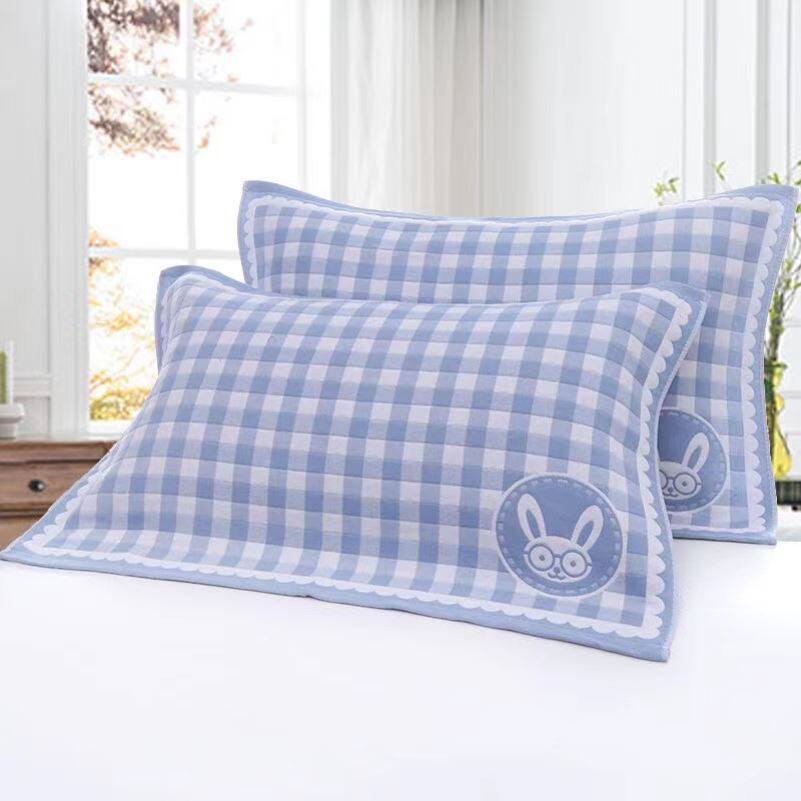 极速男士防头油枕巾防口水情侣加厚C欧式纱布枕头巾透气四季通用2