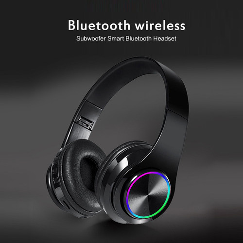 新品B39 Wireless BT5.0 Stereo Headset On-EMar Headphones Noi