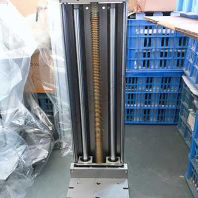 新品激光打e标机配件升降立柱500mm激光升降立柱打标机升降台o图片