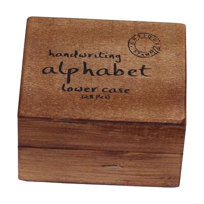极速28pcs Lowercase Alphabet tLe terRpubber Stam wiHGYRth Wo