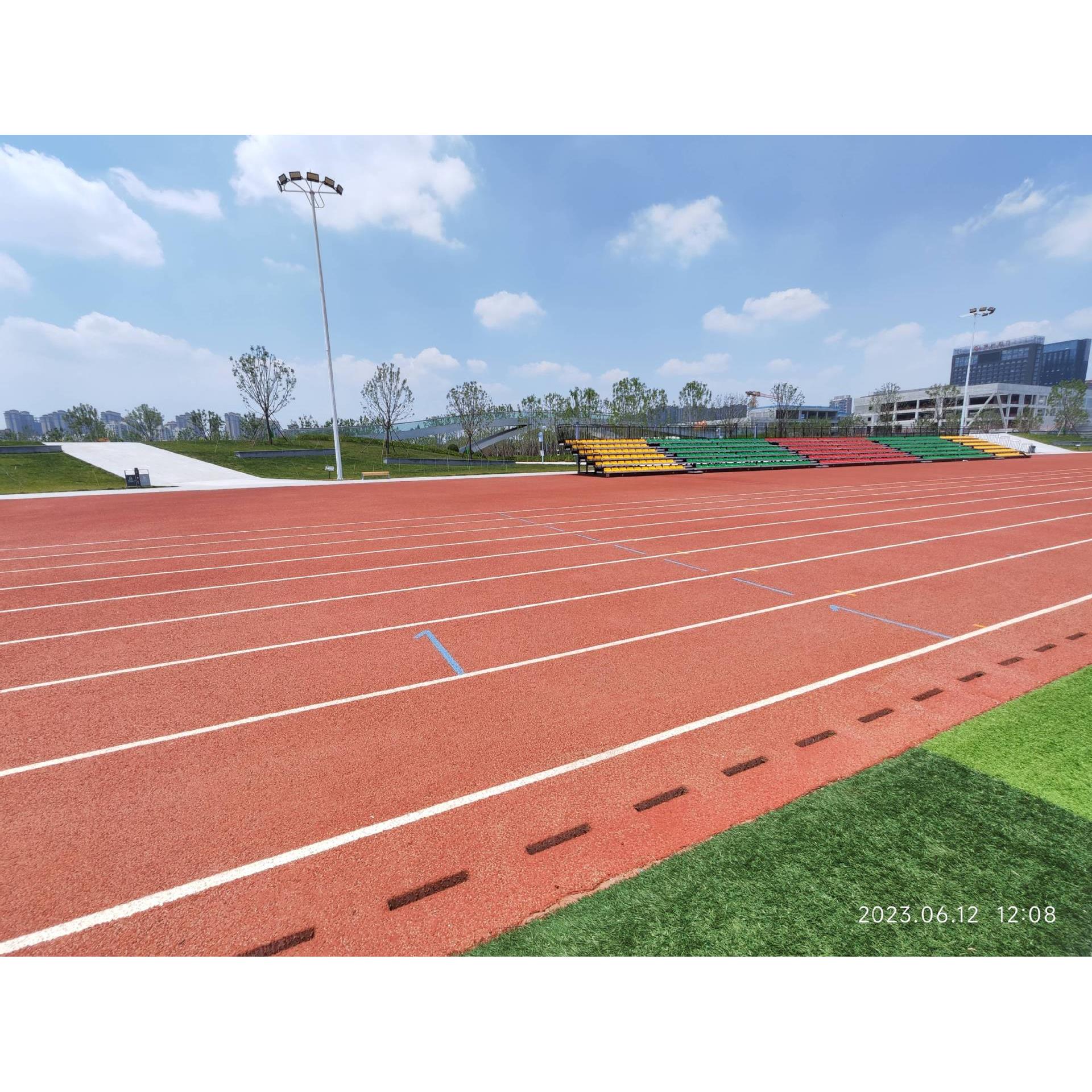 pedm颗粒厂家外公园健身步道学校幼EUN儿园塑橡胶户PU操胶场塑胶
