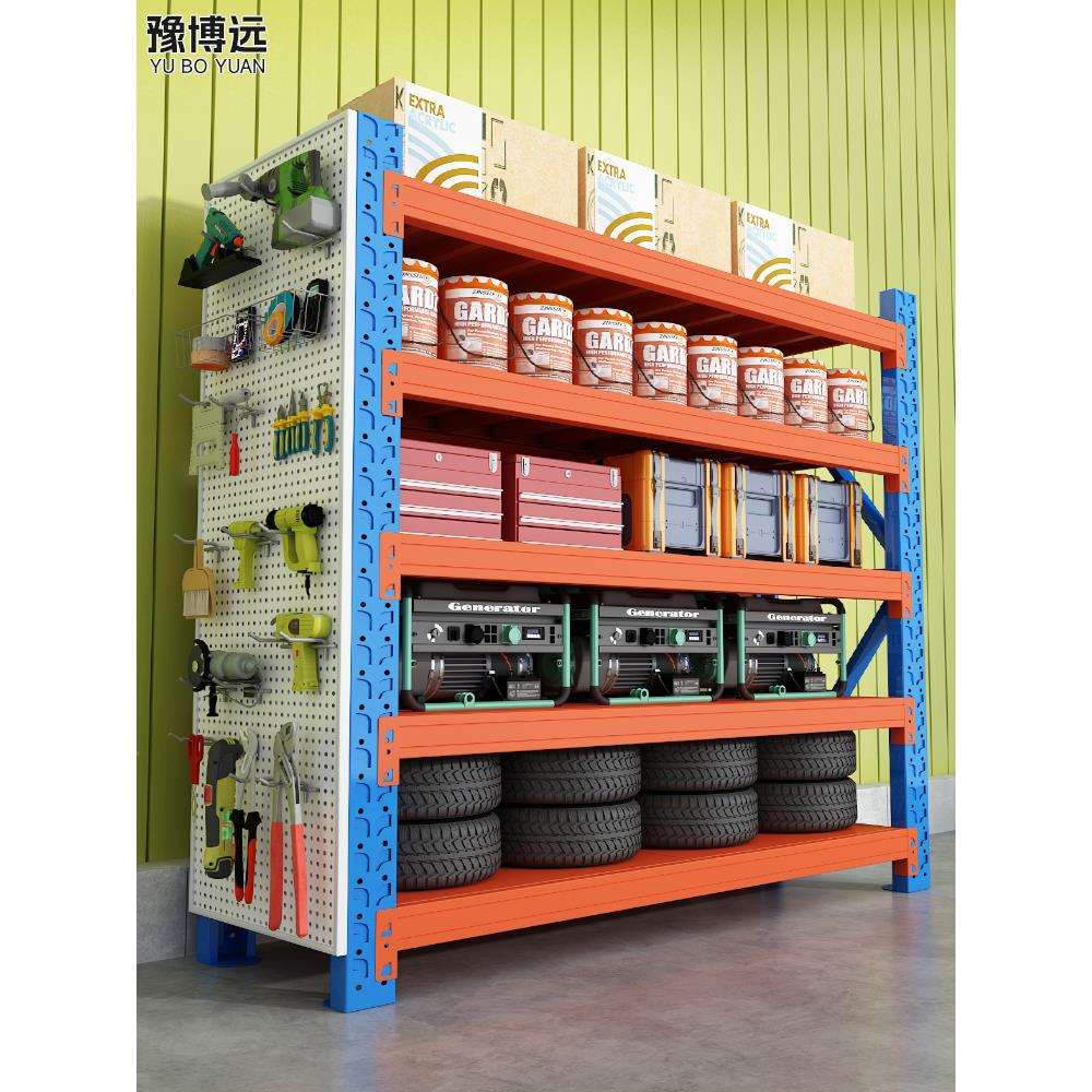 重型货架仓库置物架多层快递收纳架工业库房储物架加厚仓储货物架