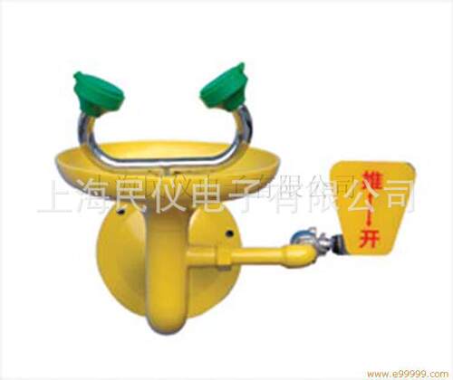 WJH0759B不锈钢接墙式洗眼器