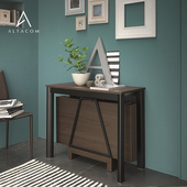 实木抽拉餐桌伸缩多功能变形省空间小户型可折叠拉伸饭桌靠墙家用