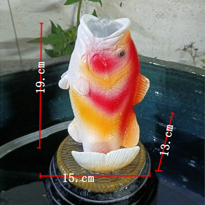 简约喷水鱼出水口装饰屋顶阳台排水口鱼嘴水池背景墙壁挂吐水雕塑