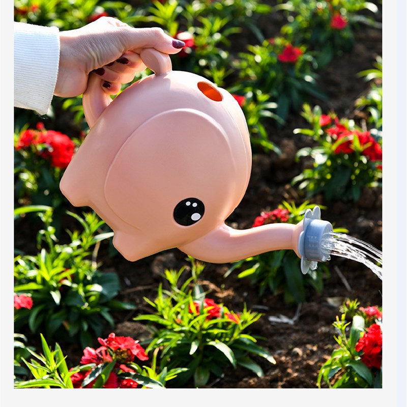 儿童浇花壶大象洒水壶 加厚园艺工具塑料洒淋花壶家用喷壶长嘴壶