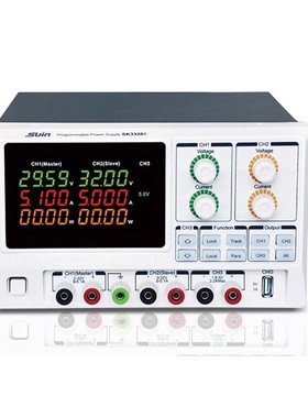 SUIN数英程控多路直流稳压电源SK3323/3325双通道32V3A5A可调