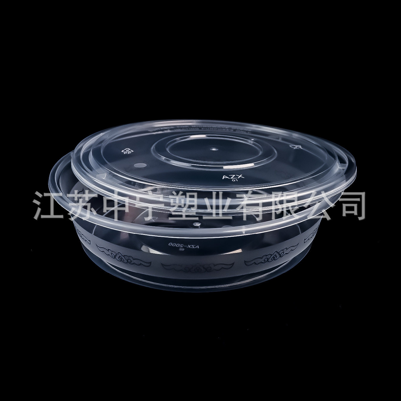 2000ML 2500ML 3000ML 3500ML圆形塑料 圆盆餐盒  PP餐盒 大容量