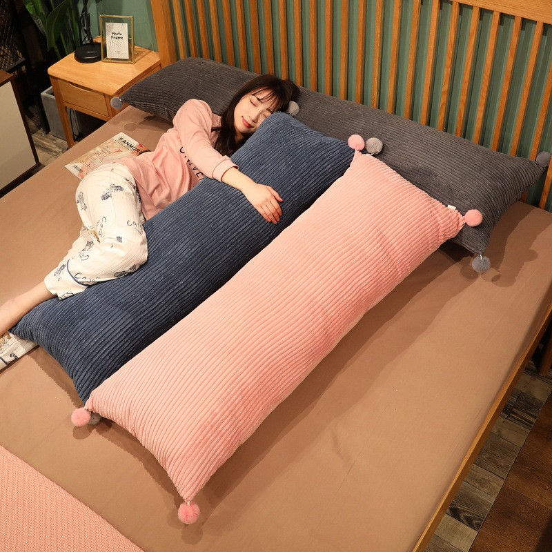 靠枕床头靠垫长方形抱枕女生睡觉长条枕床上M大靠背沙发枕头可拆