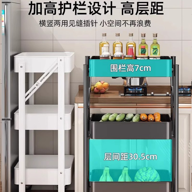 小推车置a物架绿植花架客厅落地式可移动阳台种菜植物架花盆架子