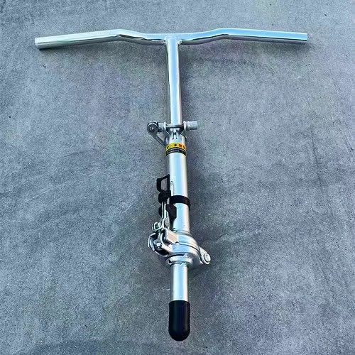 折叠车自行车车把车立杆立管立杆双折叠竖把横杆TV形车头龙头配件