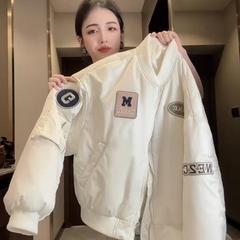 棒球服外套女2024春季新款夹棉小个子洋气短款早春飞行员夹克上衣