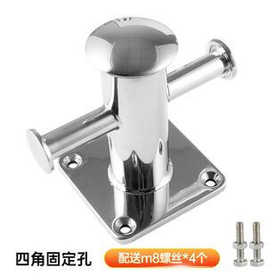 船用不锈钢十字揽桩优质系船柱十字揽桩游艇缆绳桩双十字重型缆桩
