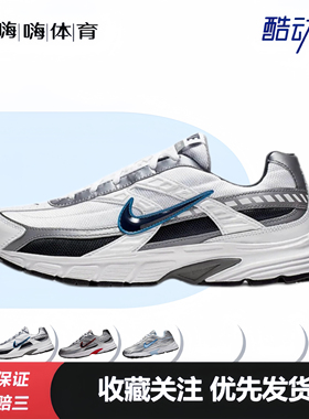 Nike Initiator 缓震耐磨 舒适 防滑 透气 跑鞋 黑色/蓝色/白色