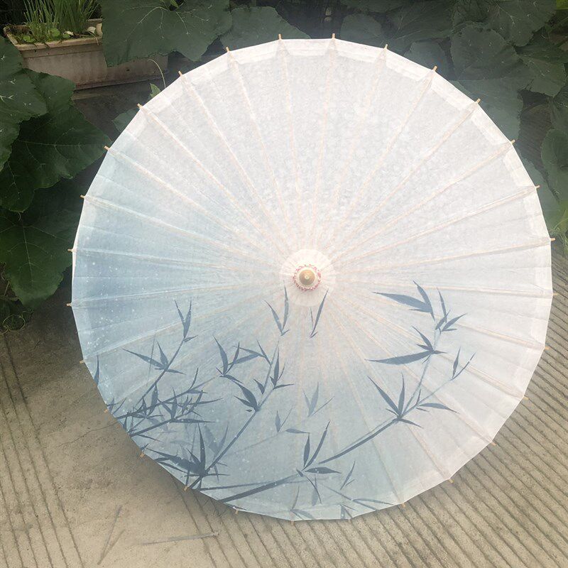 定制桐油纸伞古典风装饰婚礼拍照摄影影视道具汉服走秀淡雅竹晴雨