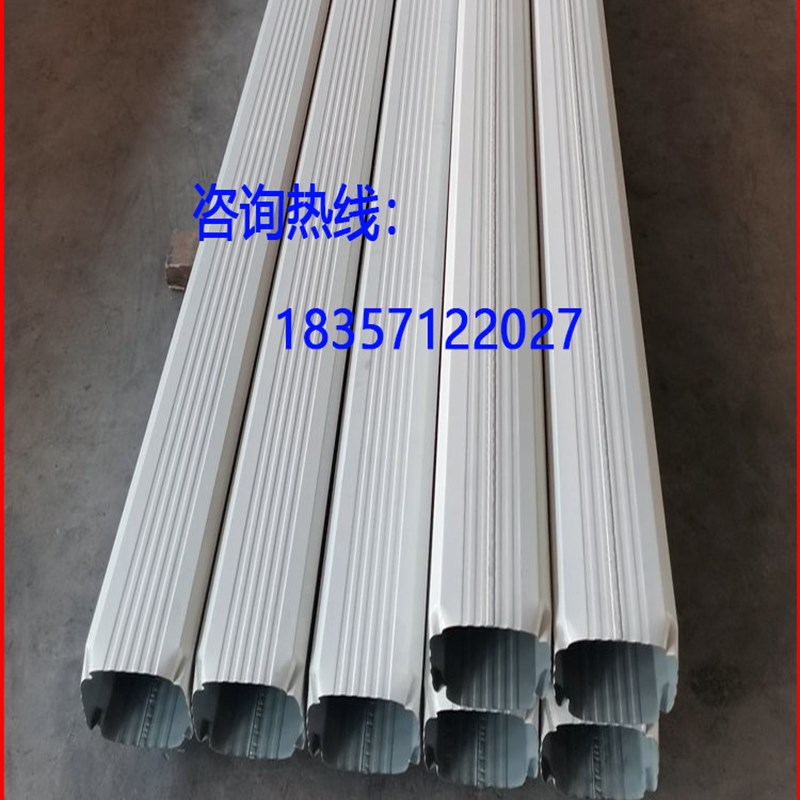 镀锌铁皮雨水管95*133,108*144彩钢雨排水管型号 彩钢落水管厂家