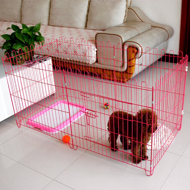 狗笼子狗围栏室内泰迪狗笼小型犬折叠栅栏兔子笼猫笼子比熊博美笼