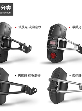 生林摩托车挡泥板后轮改装配件适用于黄龙600春风NK400 250贝纳利