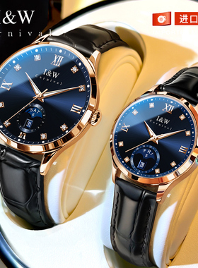 情人节礼物瑞士正品iw爱沃驰情侣手表情侣款女士机械表轻奢名腕表