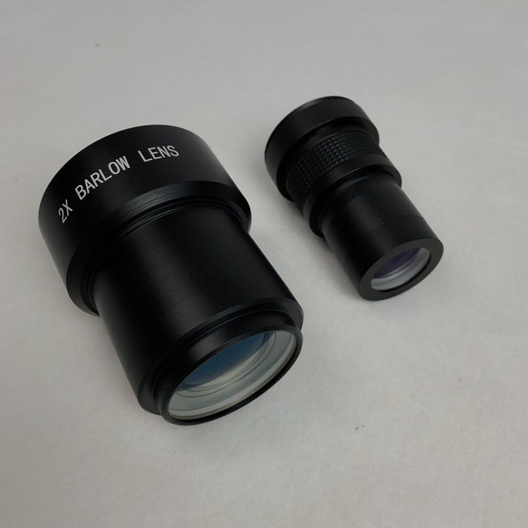 天文望远镜配件2倍2x增倍镜巴洛镜Barlow光学镜片2英寸50.8mm