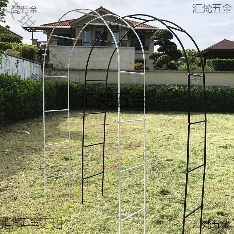 园艺铁线莲月季拱形拱门花架爬藤架攀爬植物支架杆葡萄架户外庭院