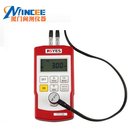 TT130超声波测厚仪高 精度铸铁钢板金属厚度高温陶瓷钢管铝管检测