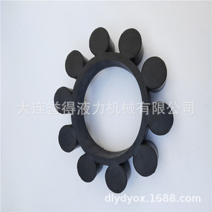 选购大连液力偶合器黑色橡胶梅花盘YOXIIZ650