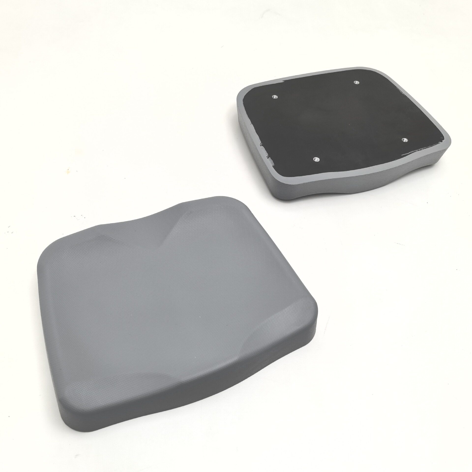 划船机PU发泡坐垫 健身车座垫 健身器材灰色鞍座划船器高硬度弹性