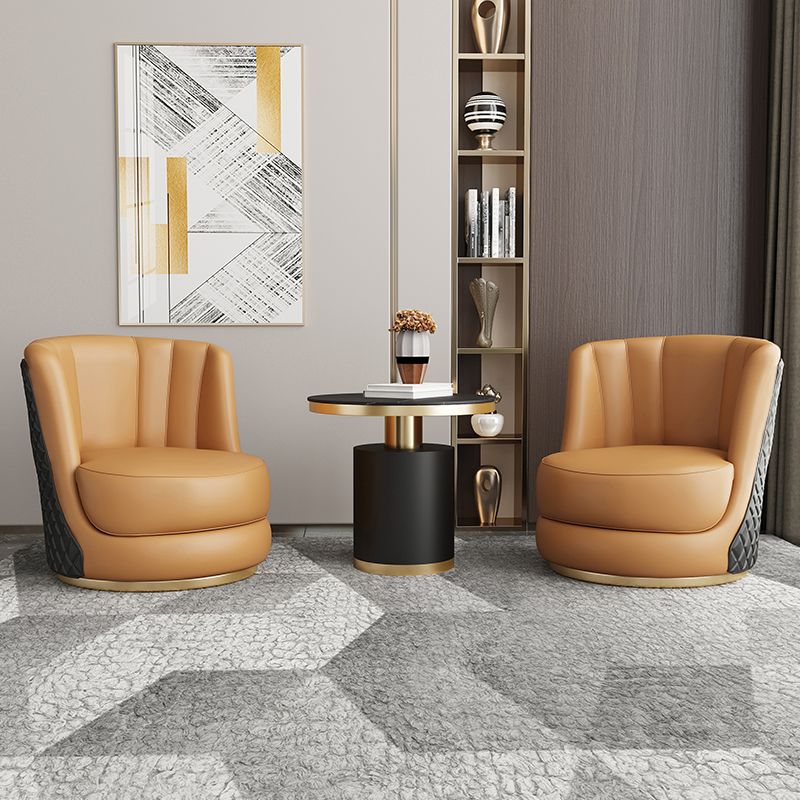 售楼处洽谈沙发桌椅轻奢客厅单人沙发椅酒吧美容院接待旋转休闲椅