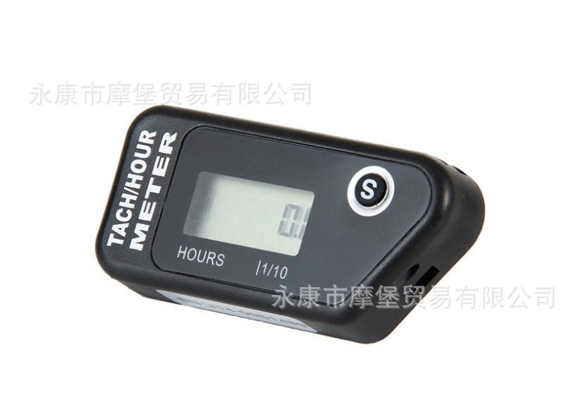 外置式转速计时器电动割草机摩托车摩托车船用踏板车小时数转速表