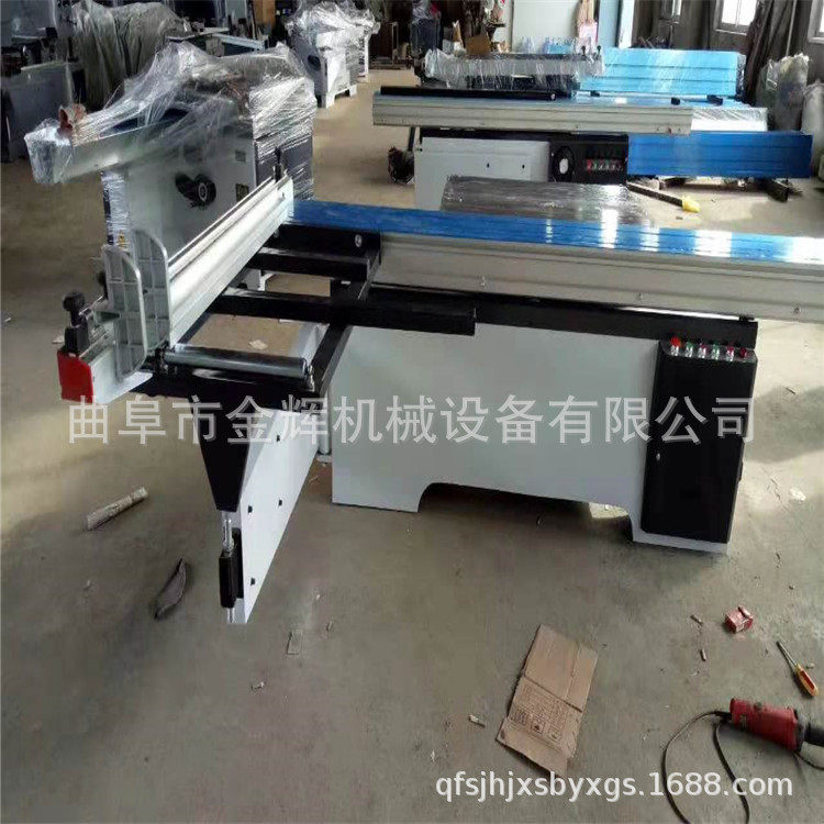 专业生产木工机械裁板锯精密推台锯自动导轨除尘厂价直销