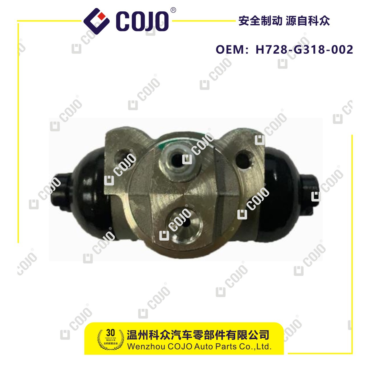 H728-G318-002 汽车制动分泵刹车分泵适用于 金杯小海狮X30