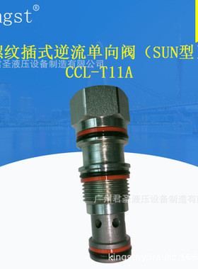 螺纹插式逆流单向阀（SUN型）CCL-T11A/T2A/T17A/T19A