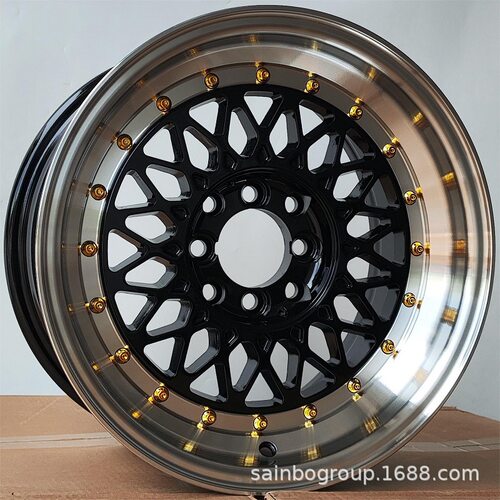 F66686 15寸 15x8 4x100 4x114.3 汽车改装铝合金轮毂轮圈