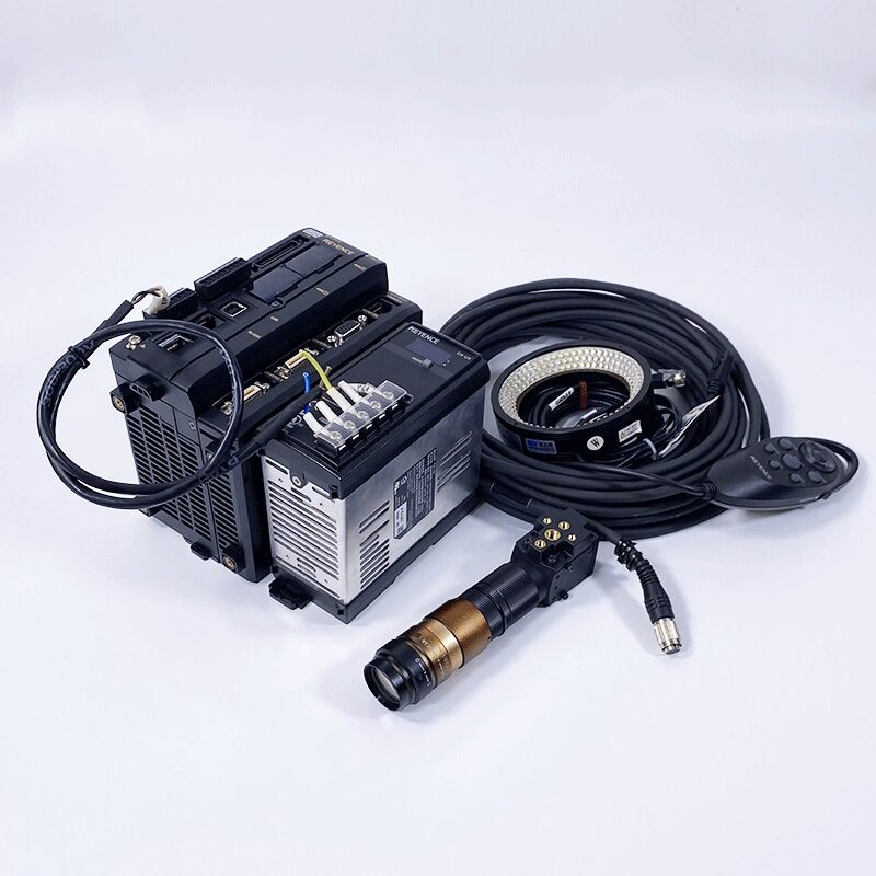 KEYENCE视觉系统CV-5000/CV-035M相机带控制器电源手柄光源成套