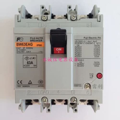 议价正品FUJI塑壳断路器BW63EAG 3P 50A，质保一年
