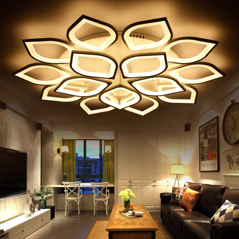 客厅灯简约后现代大气家用led圆形北欧吸顶灯创意灯具卧室厂家