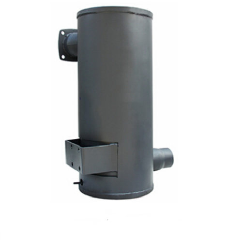 铲车配件 WA470装载机消声器 直径300 高度695 进气口100 出气口9