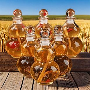 东北特产人参枸杞酒葫芦瓶装42度52度原产地小口杯250ml整箱送礼