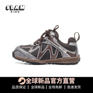2025冬季新款女童运动鞋防滑儿童阿甘鞋耐磨男童登山鞋户外休闲鞋
