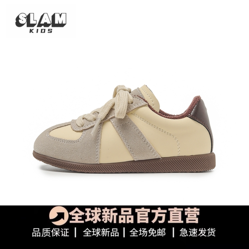 品质推荐复古儿童真皮德训鞋