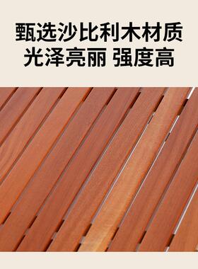 户外便携式烤折URU叠桌 实木野餐露利营烧桌子 沙比卷桌蛋餐桌