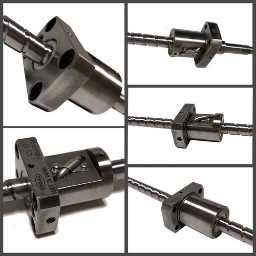 外循环滚珠丝杆插管式滚珠丝杠金属反向器螺母套装2010 2505 2510